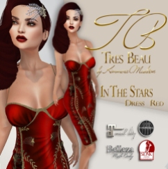Tres Beau In The Stars Dress Red