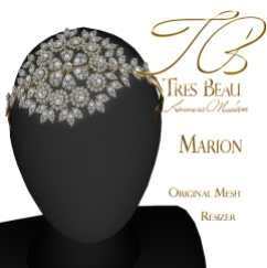 Tres Beau Marion Headpiece