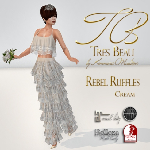 Tres Beau Rebel Ruffles Cream