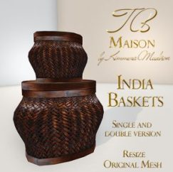 TB Maison India Baskets AD