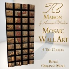TB Maison Mosaic Wall Art AD