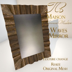 TB Maison Waves Mirror AD256